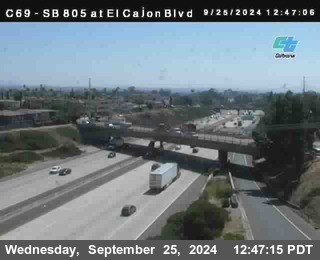 SB 805 at El Cajon Blvd (On Ramp)