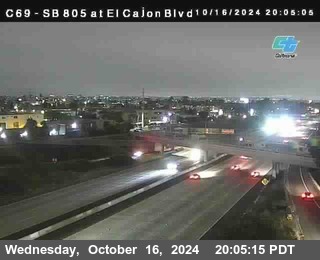 SB 805 at El Cajon Blvd (On Ramp)