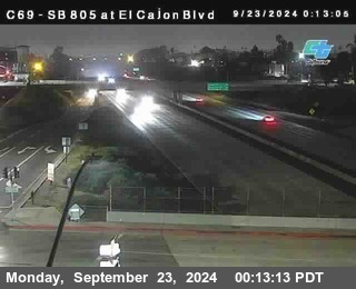 SB 805 at El Cajon Blvd (On Ramp)