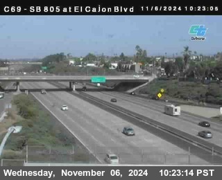 SB 805 at El Cajon Blvd (On Ramp)