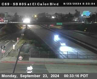 SB 805 at El Cajon Blvd (On Ramp)