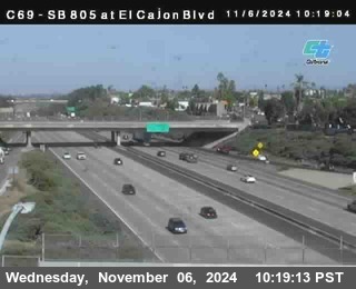 SB 805 at El Cajon Blvd (On Ramp)