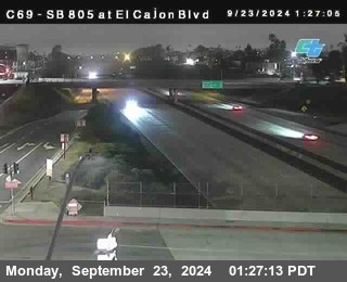 SB 805 at El Cajon Blvd (On Ramp)