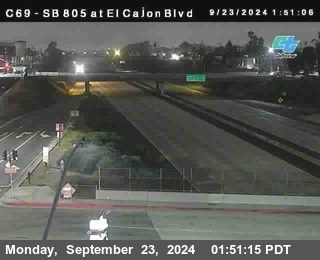 SB 805 at El Cajon Blvd (On Ramp)