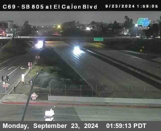 SB 805 at El Cajon Blvd (On Ramp)