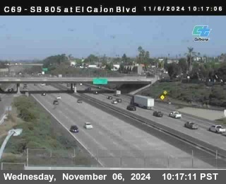 SB 805 at El Cajon Blvd (On Ramp)