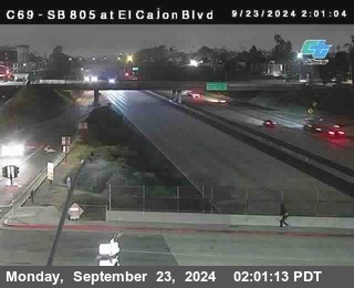 SB 805 at El Cajon Blvd (On Ramp)