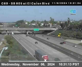 SB 805 at El Cajon Blvd (On Ramp)