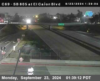 SB 805 at El Cajon Blvd (On Ramp)