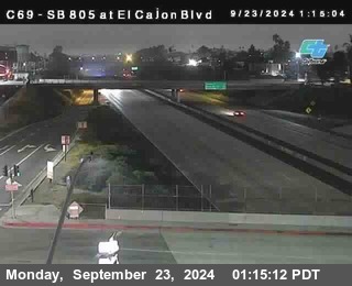 SB 805 at El Cajon Blvd (On Ramp)