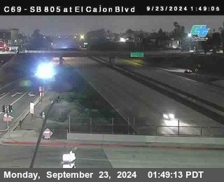 SB 805 at El Cajon Blvd (On Ramp)