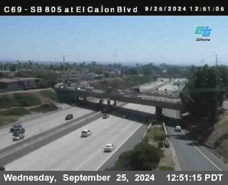 SB 805 at El Cajon Blvd (On Ramp)