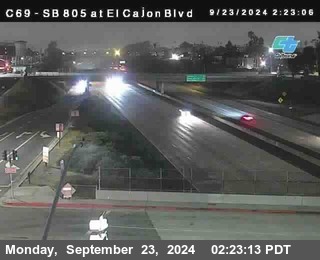 SB 805 at El Cajon Blvd (On Ramp)