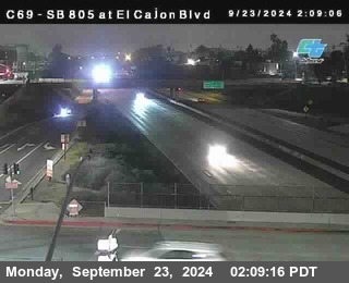 SB 805 at El Cajon Blvd (On Ramp)