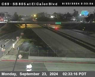 SB 805 at El Cajon Blvd (On Ramp)