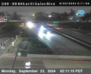 SB 805 at El Cajon Blvd (On Ramp)