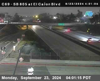 SB 805 at El Cajon Blvd (On Ramp)