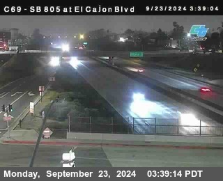 SB 805 at El Cajon Blvd (On Ramp)