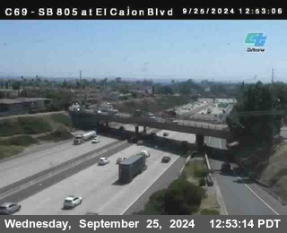 SB 805 at El Cajon Blvd (On Ramp)