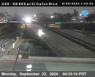 SB 805 at El Cajon Blvd (On Ramp)