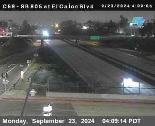 SB 805 at El Cajon Blvd (On Ramp)