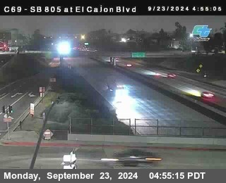 SB 805 at El Cajon Blvd (On Ramp)