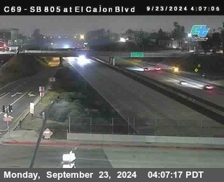 SB 805 at El Cajon Blvd (On Ramp)