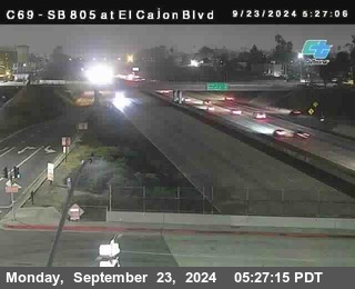 SB 805 at El Cajon Blvd (On Ramp)