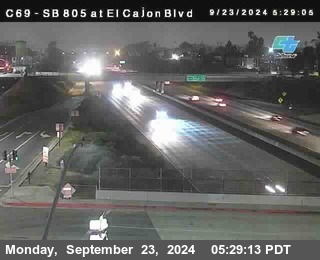 SB 805 at El Cajon Blvd (On Ramp)