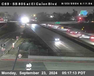 SB 805 at El Cajon Blvd (On Ramp)