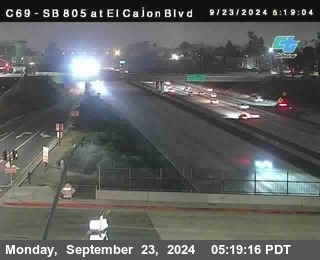 SB 805 at El Cajon Blvd (On Ramp)