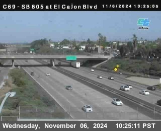 SB 805 at El Cajon Blvd (On Ramp)