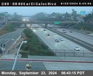 SB 805 at El Cajon Blvd (On Ramp)