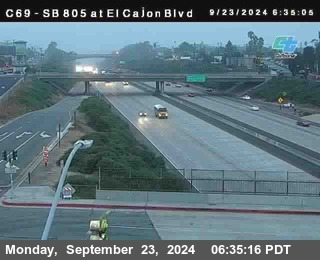 SB 805 at El Cajon Blvd (On Ramp)