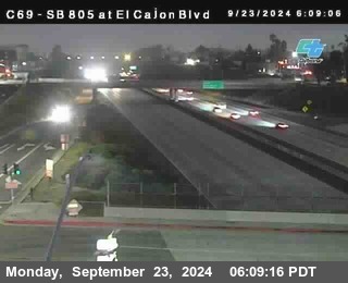 SB 805 at El Cajon Blvd (On Ramp)