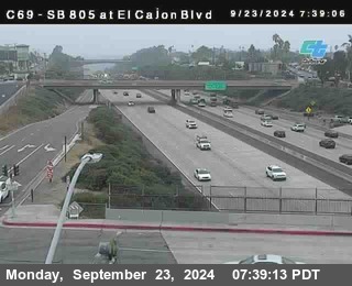 SB 805 at El Cajon Blvd (On Ramp)