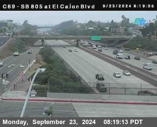 SB 805 at El Cajon Blvd (On Ramp)