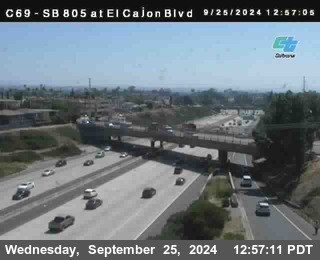 SB 805 at El Cajon Blvd (On Ramp)