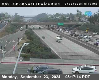 SB 805 at El Cajon Blvd (On Ramp)