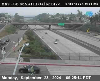 SB 805 at El Cajon Blvd (On Ramp)