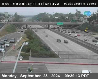 SB 805 at El Cajon Blvd (On Ramp)