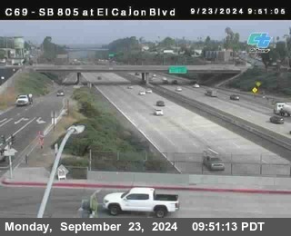 SB 805 at El Cajon Blvd (On Ramp)