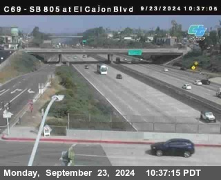 SB 805 at El Cajon Blvd (On Ramp)