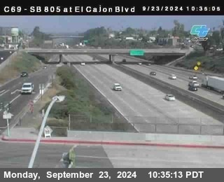 SB 805 at El Cajon Blvd (On Ramp)