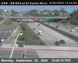 SB 805 at El Cajon Blvd (On Ramp)