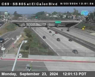 SB 805 at El Cajon Blvd (On Ramp)