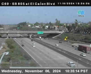 SB 805 at El Cajon Blvd (On Ramp)