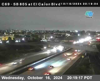 SB 805 at El Cajon Blvd (On Ramp)