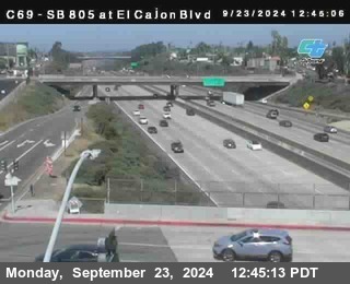 SB 805 at El Cajon Blvd (On Ramp)