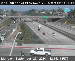 SB 805 at El Cajon Blvd (On Ramp)